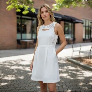 NWT Ali Ro Cotton Eyelet Dress